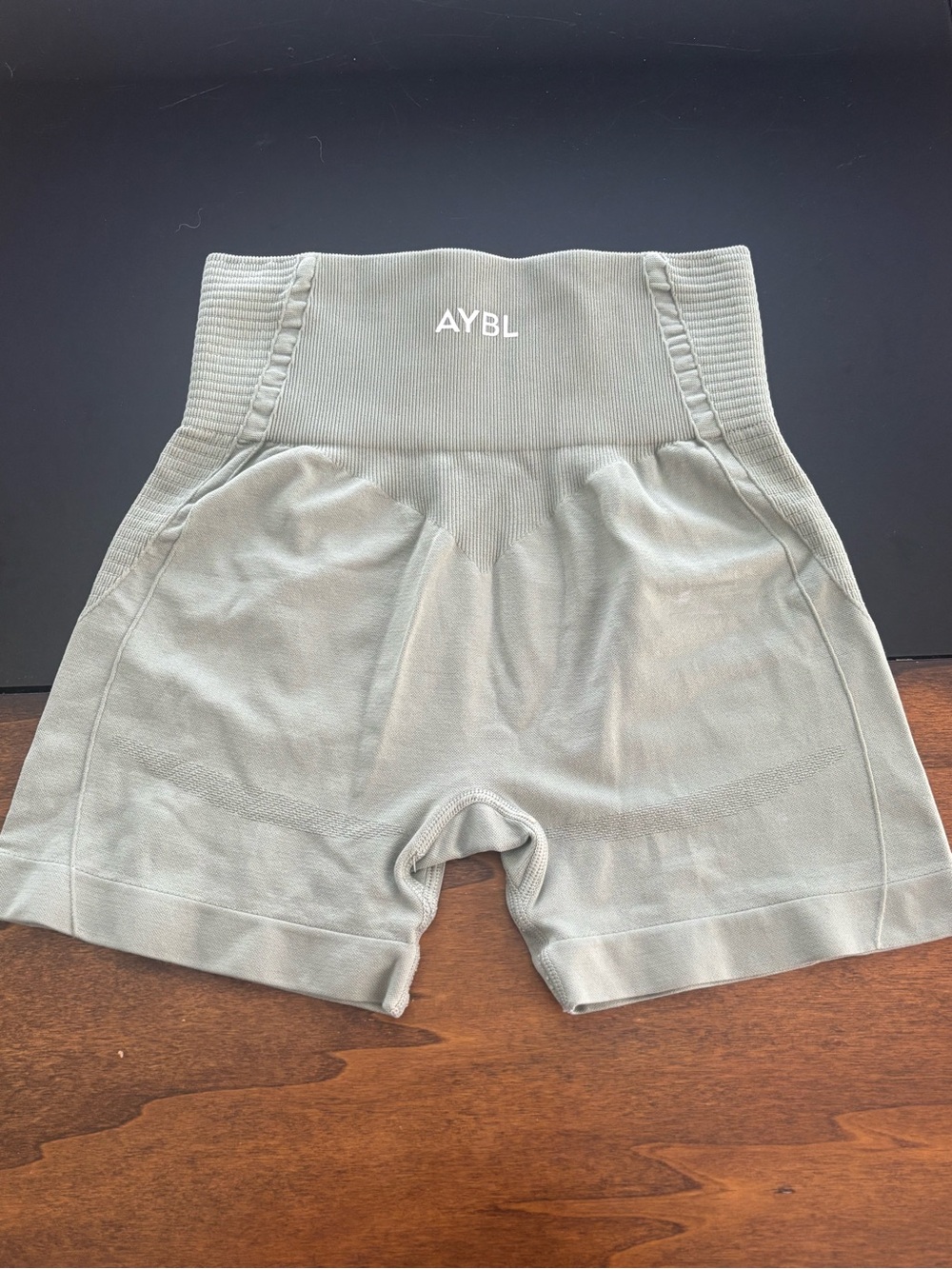 AYBL Ribbed Seamless Short in Sage